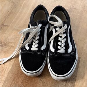 Vans Black and White Women's Sneakers